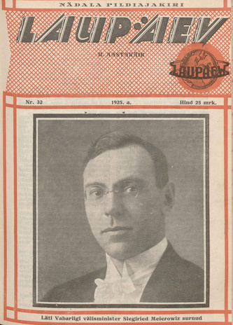 Laupäev : nädala pildileht ; 32 1925
