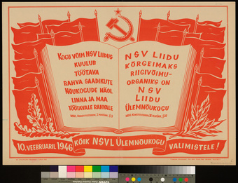 10. veebruaril kõik NSVL Ülemnõukogu valimistele!l