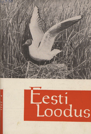 Eesti Loodus ; 4 1962-07/08