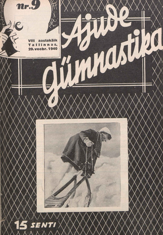 Ajude Gümnastika : ristsõnamõistatuste ajakiri ; 9 1940-02-29
