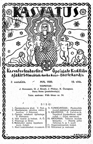 Kasvatus ; 10 1920-05