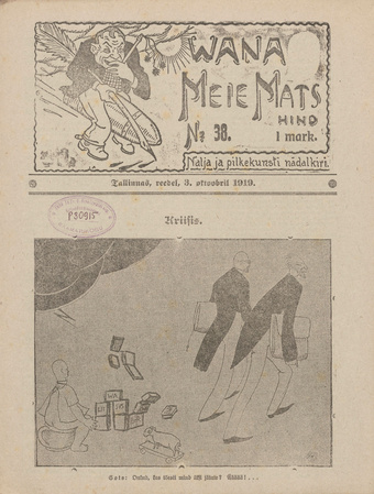 Vana Meie Mats : nalja- ja pilkekunsti nädalkiri ; 38 1919-10-03