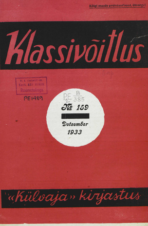 Klassivõitlus ; 159 1933-12