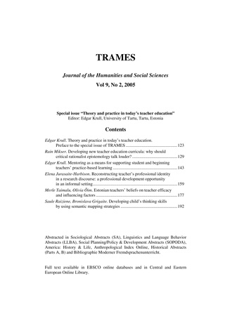 Trames ; 2 Vol 7 (59/54) 2005