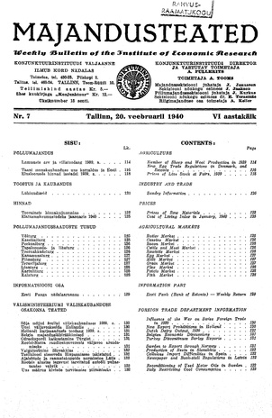Majandusteated ; 7 1940-02-20