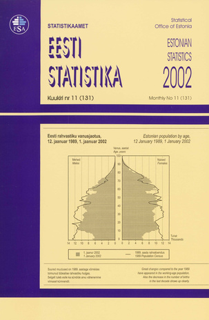 Eesti Statistika Kuukiri = Monthly Bulletin of Estonian Statistics ; 11(131) 2002-12