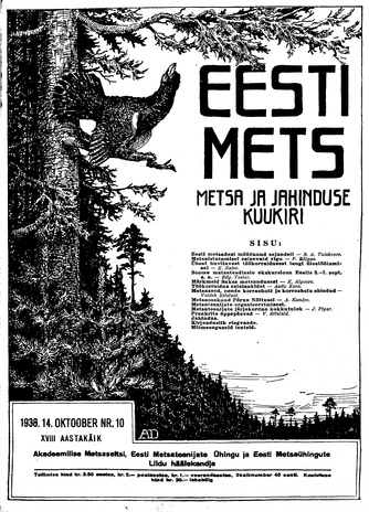 Eesti Mets ; 10 1938