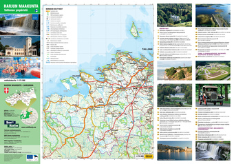 Harjun maakunta ; Tallinnan ympäristö : matkailukartta 