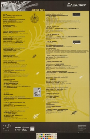 August 2004 : kontserdid Tallinnas