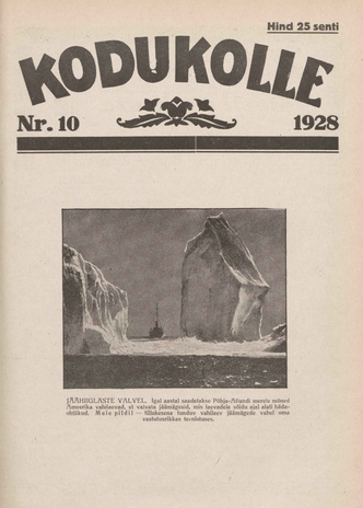 Kodukolle : perekonna ajakiri ; 10 1928-05-15