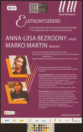 Anna-Liisa Bezrodny, Marko Martin