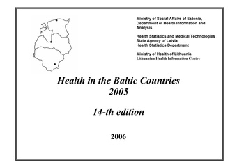Health in the Baltic countries ; 2005
