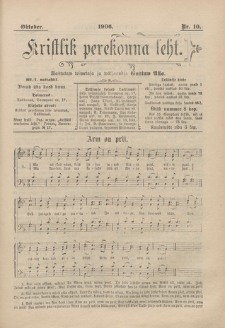 Kristlik Perekonna Leht ; 10 1906-10