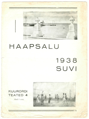 Haapsalu Kuurordi Teated ; 4 1938