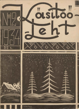 Käsitööleht : naiste käsitöö ja kodukaunistamise ajakiri ; 12 1934-12-07