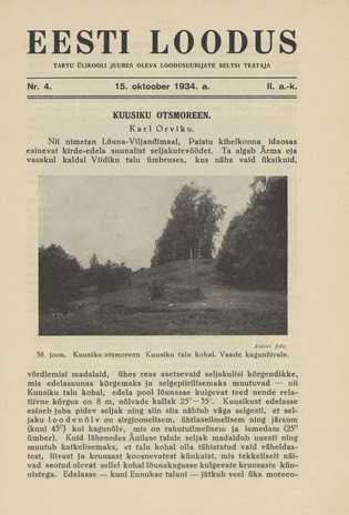 Eesti Loodus ; 4 1934-10-15