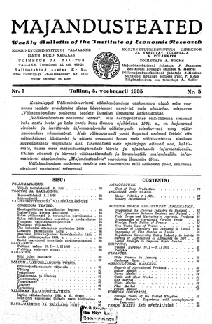 Majandusteated ; 5 1935-02-05