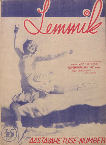 Lemmik : magasin-ajakiri ; 3 1938-12