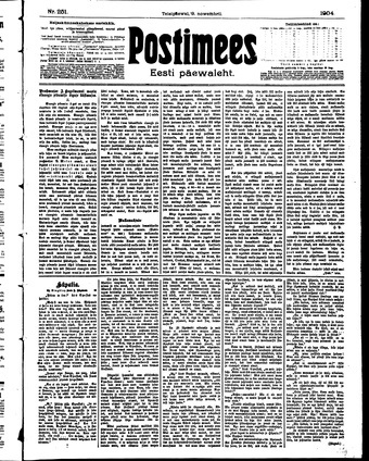 Postimees ; 251 1904-11-09