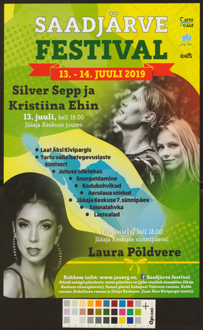 Saadjärve festival : Silver Sepp ja Kristiina Ehin, Laura Põldvere