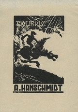 Ex libris A. Hanschmidt 