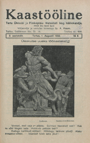 Kaastööline : Tartu Ühisabi Informatsioonileht ; 8 1932-08-01