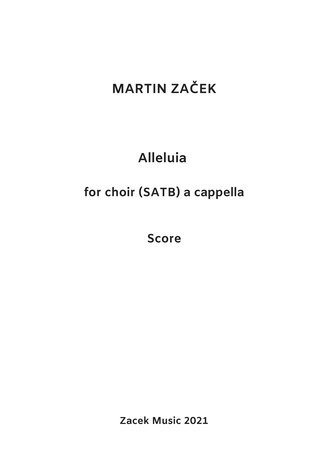 Alleluia : for choir (SATB) a cappella 