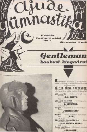 Ajude Gümnastika : ristsõnamõistatuste ajakiri ; 9 1934-03-03