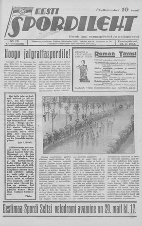 Eesti Spordileht ; 19 1932-05-23