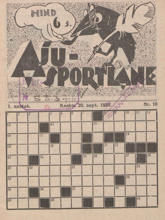 Ajusportlane ; 10 1933-09-20
