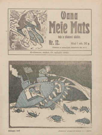 Vana Meie Mats : nalja- ja pilkekunsti nädalkiri ; 12 1920-03-19