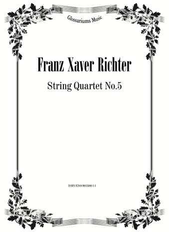 Franz Xaver Richter - String quartet No. 5