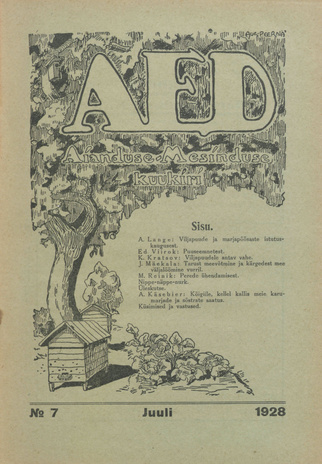 Aed : aianduse ajakiri ; 7 1928-07