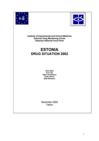 Estonia. Drug situation ; 2002