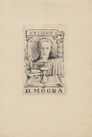 Ex libris H. Moora 
