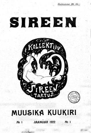 Sireen ; 1 1922-01