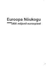 Euroopa Nõukogu: 800 miljonit eurooplast
