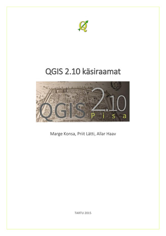 QGIS 2.10 käsiraamat