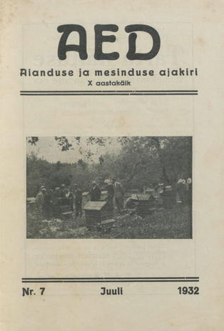 Aed : aianduse ajakiri ; 7 1932-07