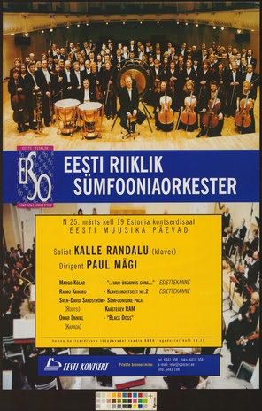 Eesti Riiklik Sümfooniaorkester : Kalle Randalu, Paul Mägi 