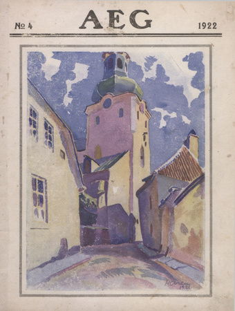 Aeg = Estnische Monatschrift = Revue Esthonienne ; 4 1922-04