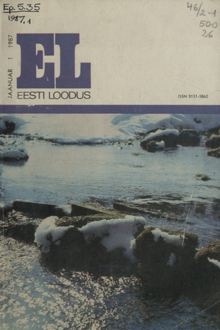 Eesti Loodus ; 1 1987-01