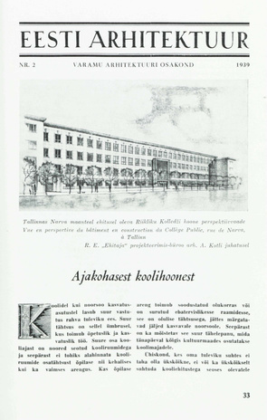 Eesti Arhitektuur ; 2 1939