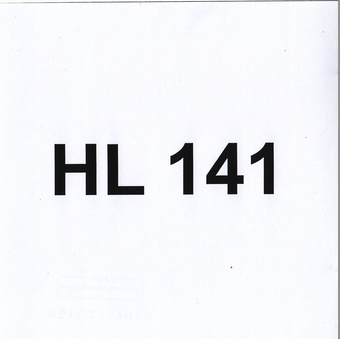 HL 141 : Eesti Muusikafondi heliarhiiv