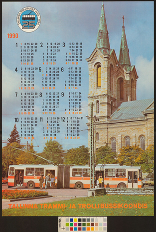 Tallinna Trammi - ja Trollibussikoondis : 1990