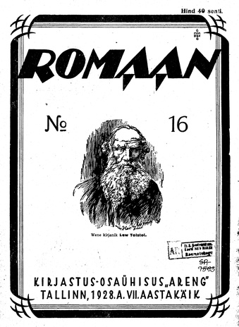 Romaan ; 16 (154) 1928-08