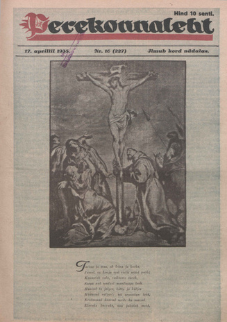 Perekonnaleht : mitmesuguse sisuga ajaviiteajakiri ; 16 (227) 1935-04-17