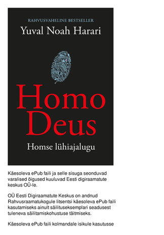 Homo deus : homse lühiajalugu 