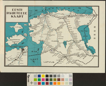 Eesti raudteede kaart