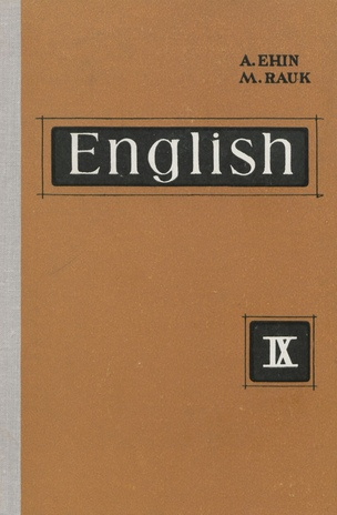 English : õpik IX klassile 